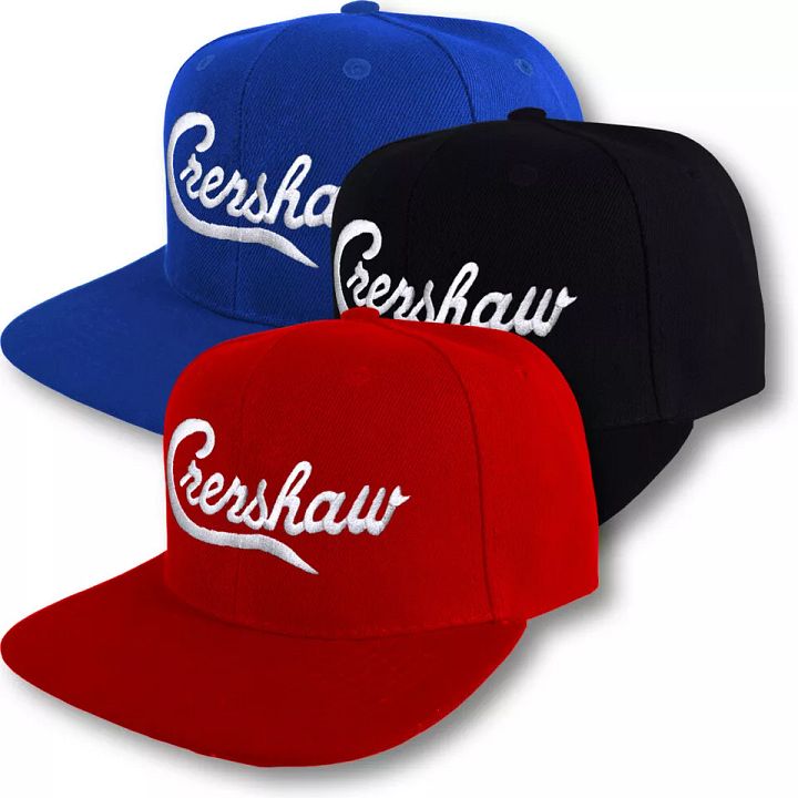 Straight Outta Crenshaw Cap Snap Back Hat Rap Hip Hop Urban Men LA Embroidered product image (2)