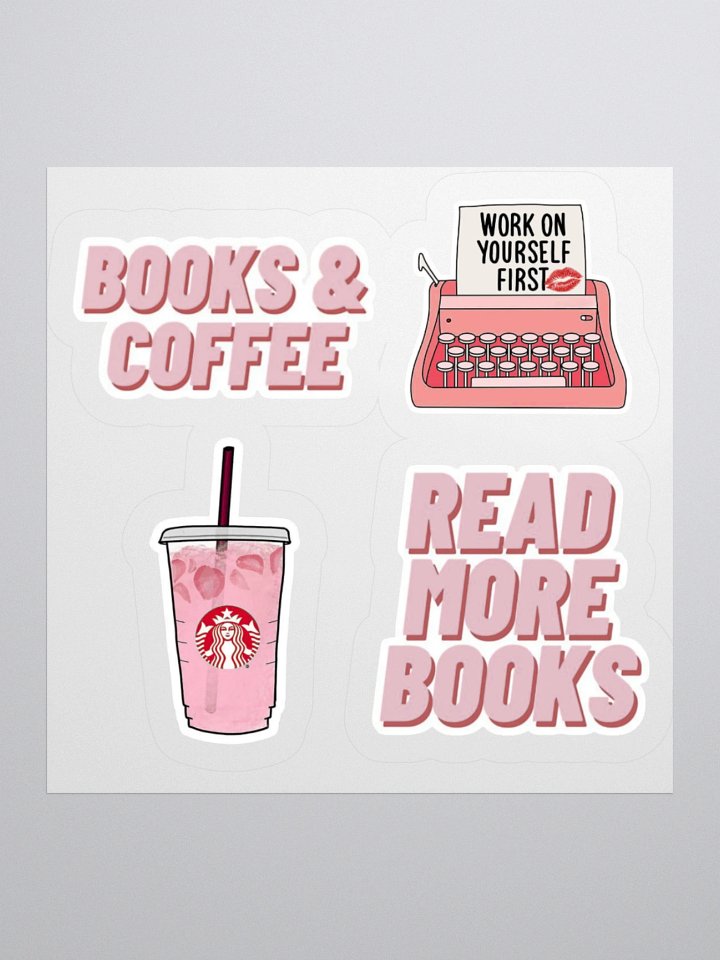 Self-Care & Books Sticker Pack product image (3)