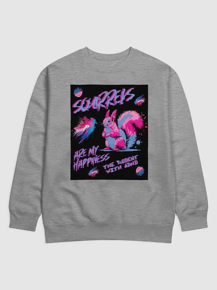 SQUIRRELS ARE MY HAPPINESS CREWNECK SWEATSHIRT product image (1)