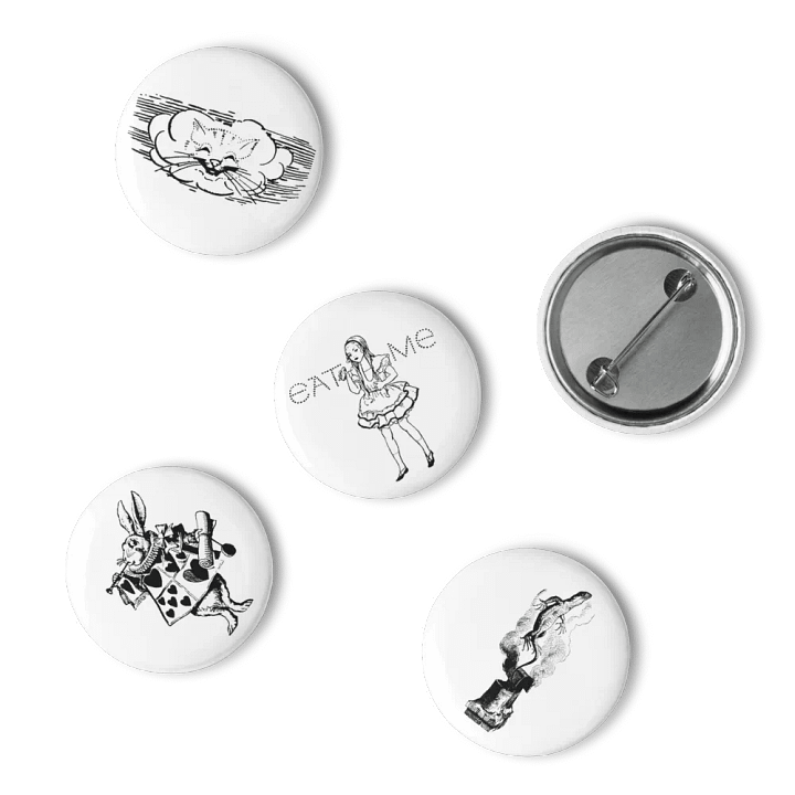 Alice's Adventures in Wonderland - Set of Buttons (5) product image (2)