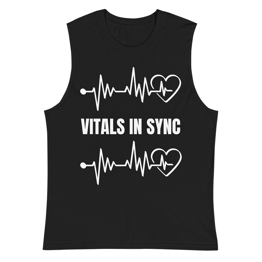 Soundwave ,heartbeat, vitals signs, Muscle Tank product image (2)