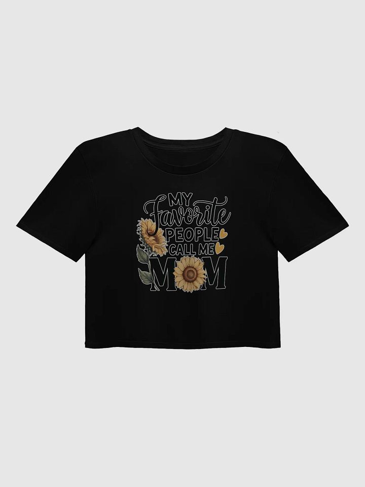 Sunflower Mom's Love Crop Top product image (2)