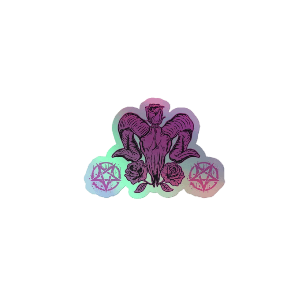 Darkness is Beautiful Hologram Sticker product image (1)