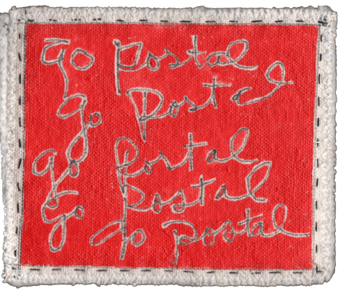 Go Postal Red 4 greeting card product image (1)