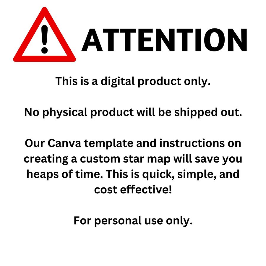 DIY Star Map Circle Heart Shapes Canva Templates product image (10)