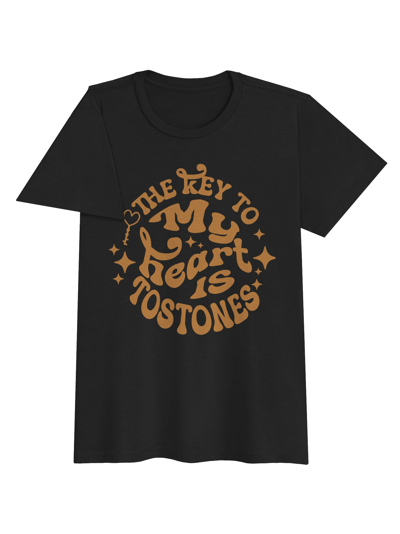The Key to My Heart is Tostone T-Shirt Mujer product image (2)