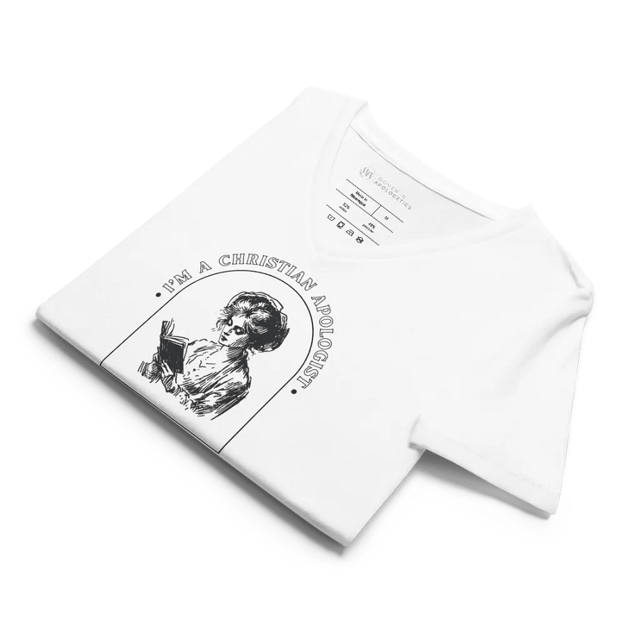 I'm a Christian Apologist Books V-Neck T-Shirt product image (30)