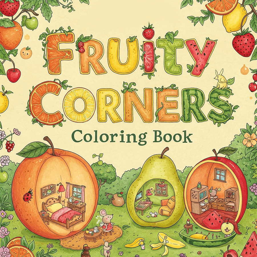 Fruity Corners Coloring Book product image (3)