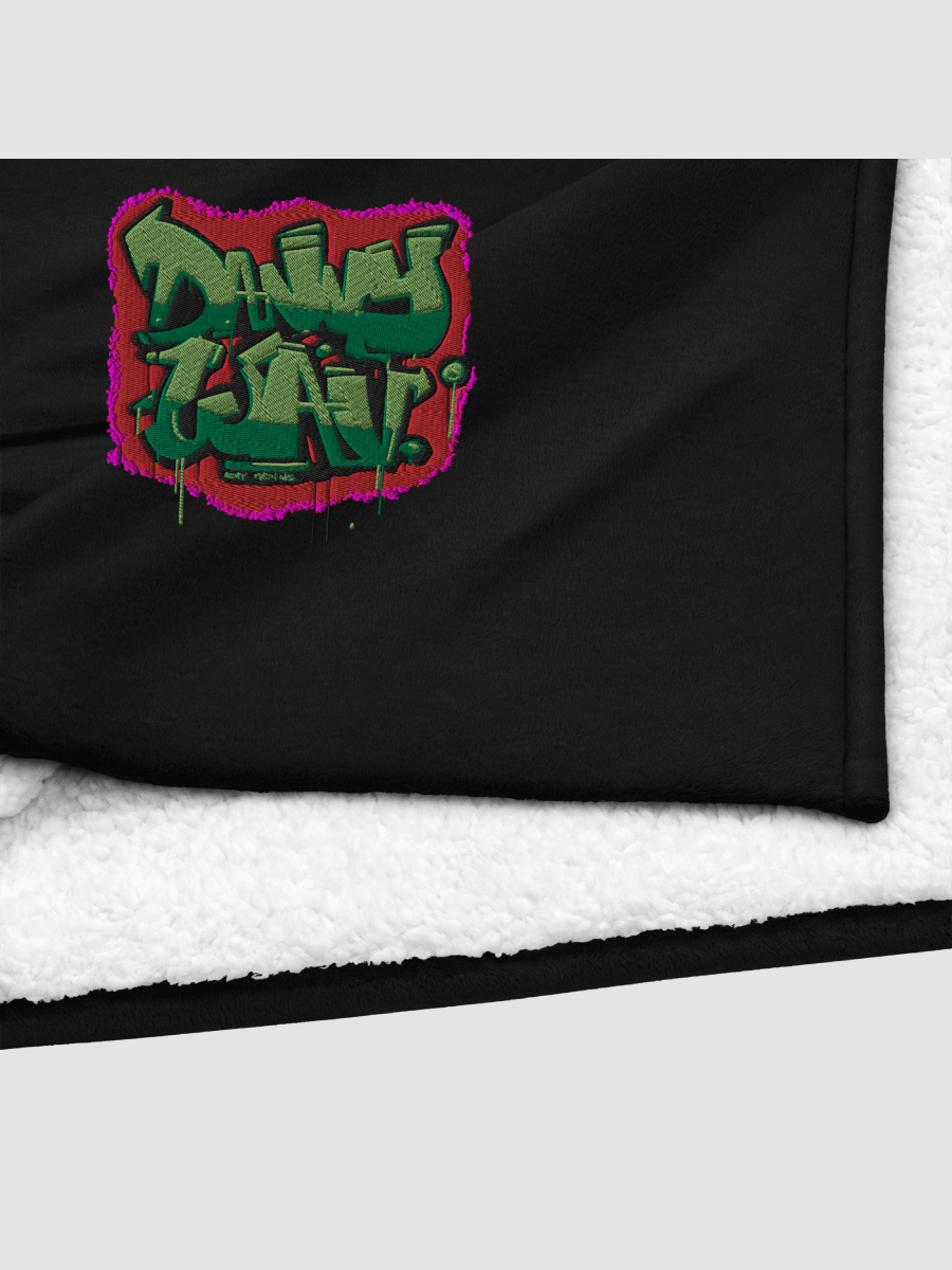 Dannywav Embroidered Premium Sherpa Blanket product image (2)