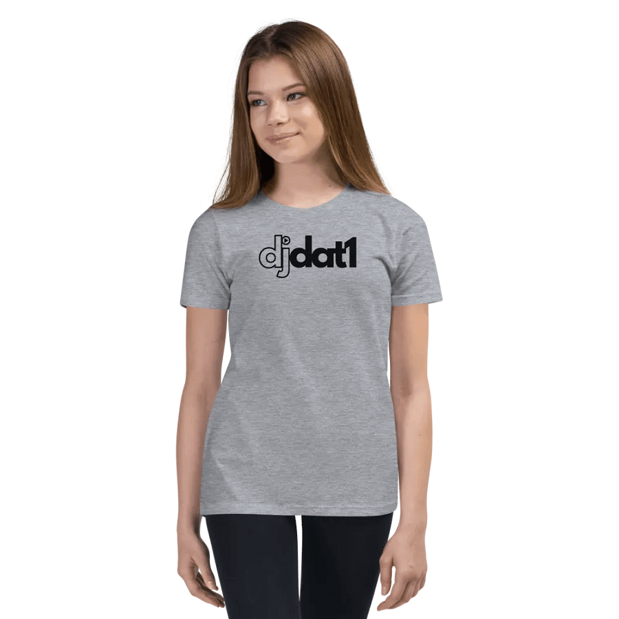 [DJDAT1] Youth T-Shirt (black logo) product image (61)