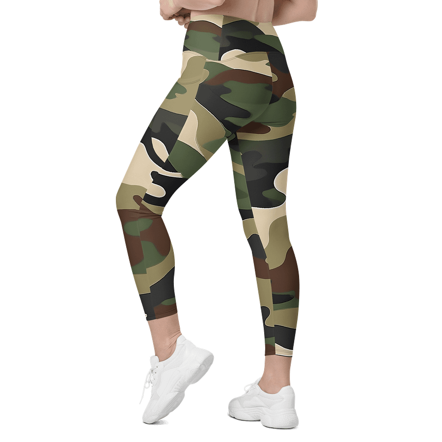 Crossover Leggings with pockets camo product image (7)