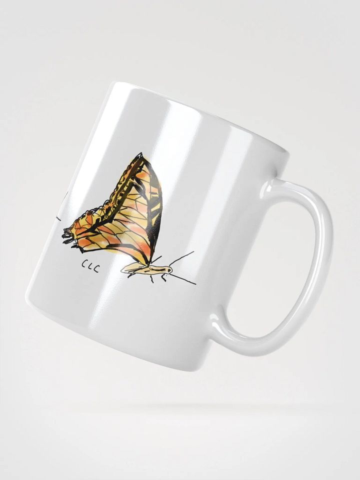 Butterfly Bliss White Glossy Mug product image (4)