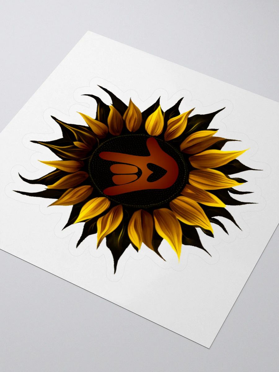 ASL Love Sunflower Stickers product image (3)