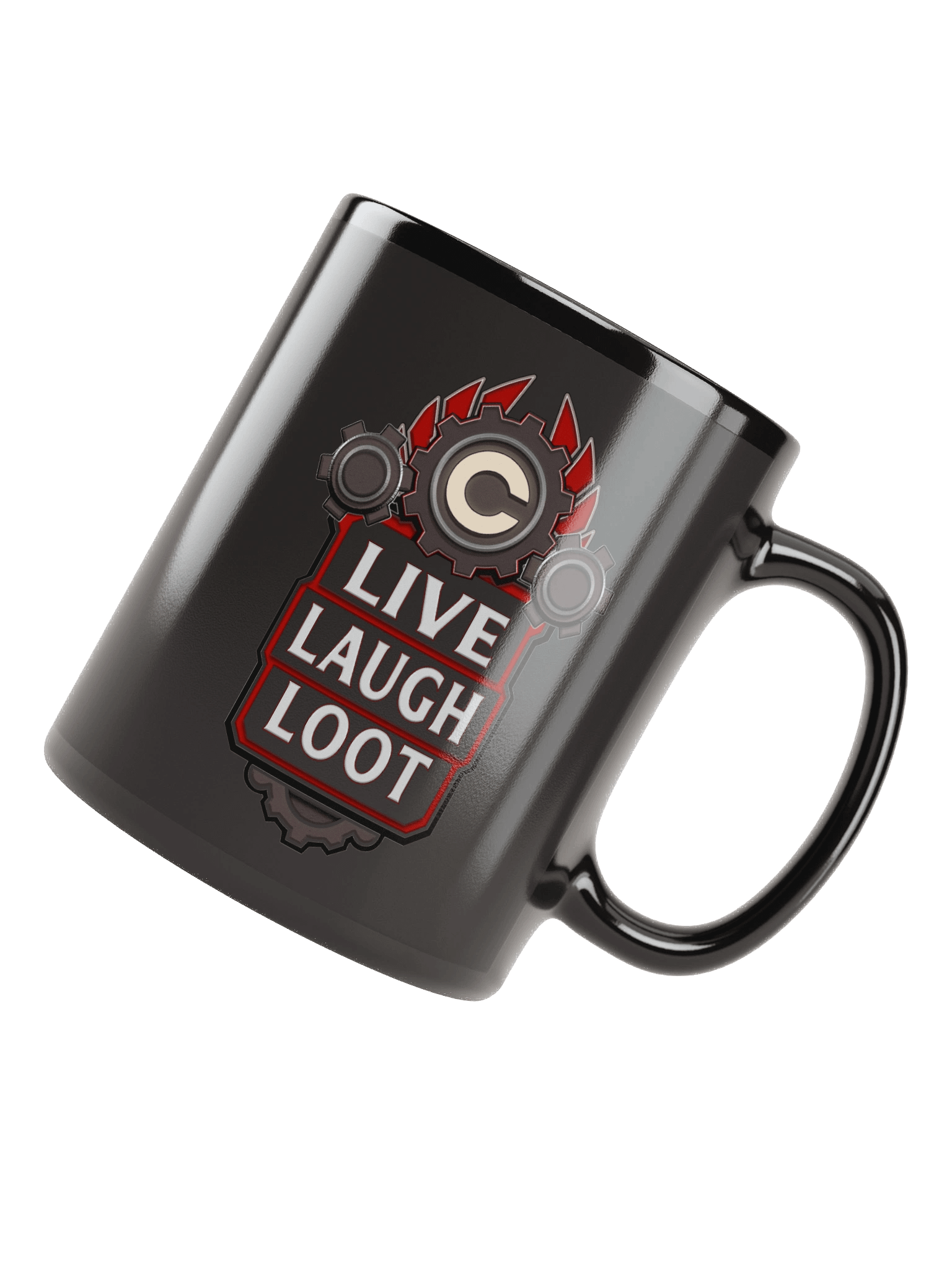 Live Laugh Loot Mug - Black product image (3)