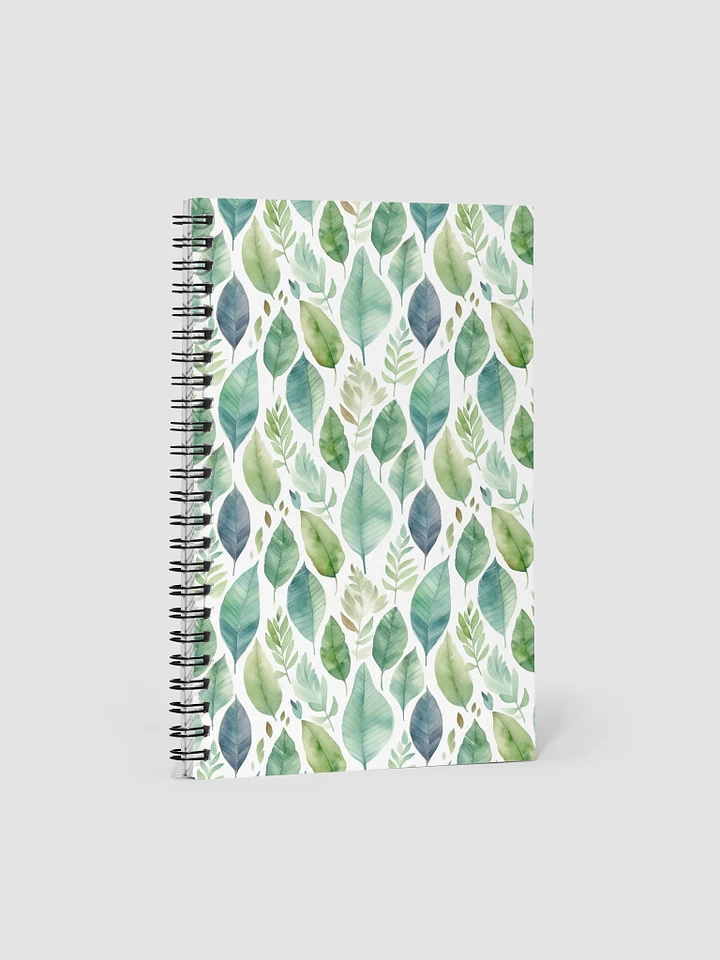 Green leaf notebook product image (1)
