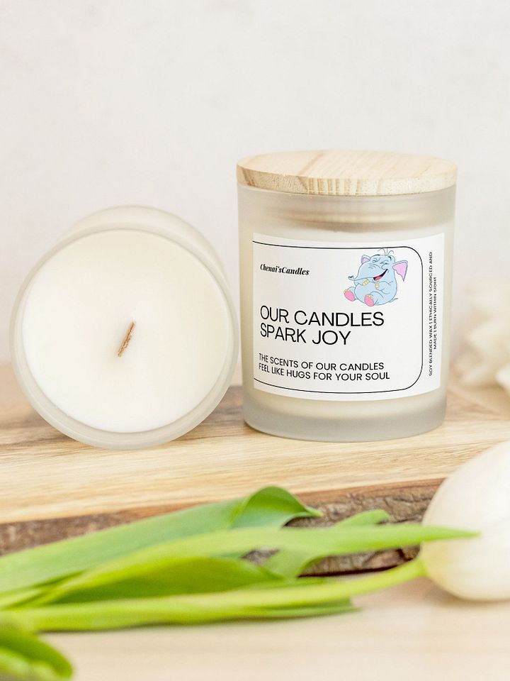 Joy Frosted Candle product image (1)