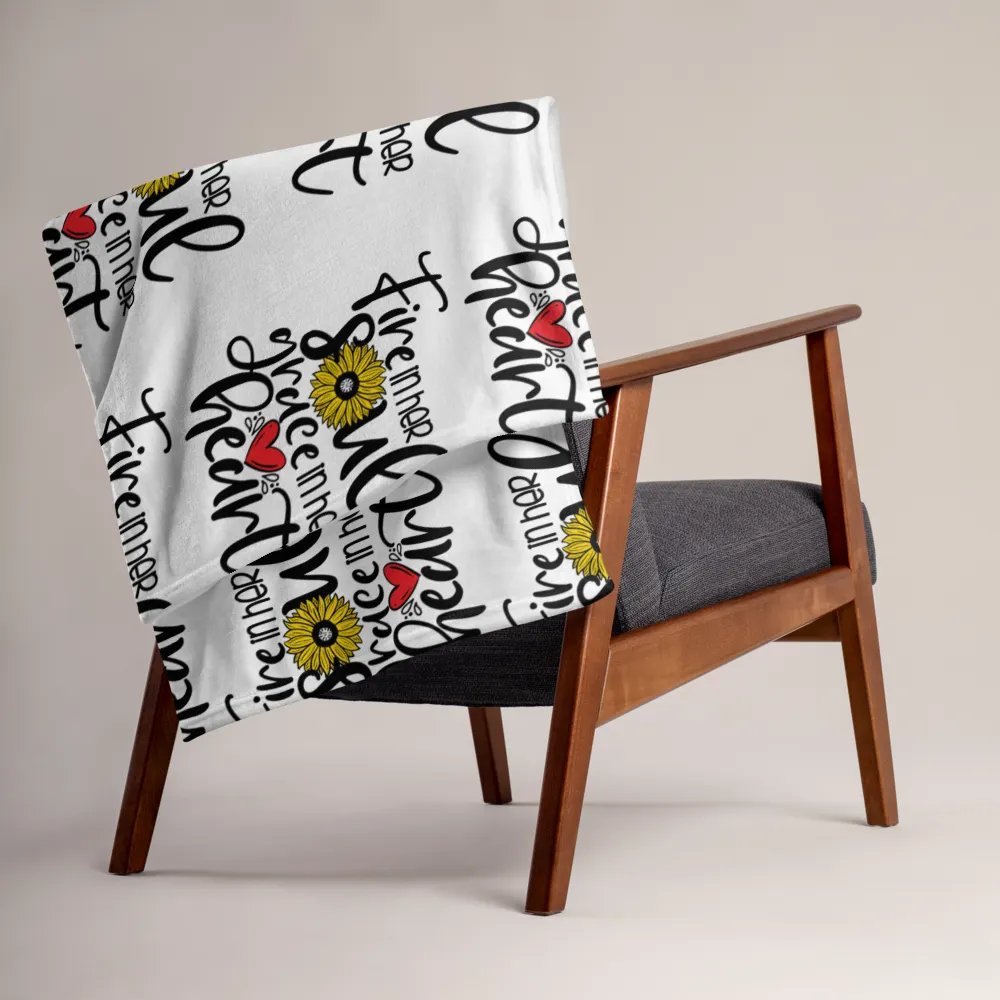 Fire In Her Soul Blanket product image (5)