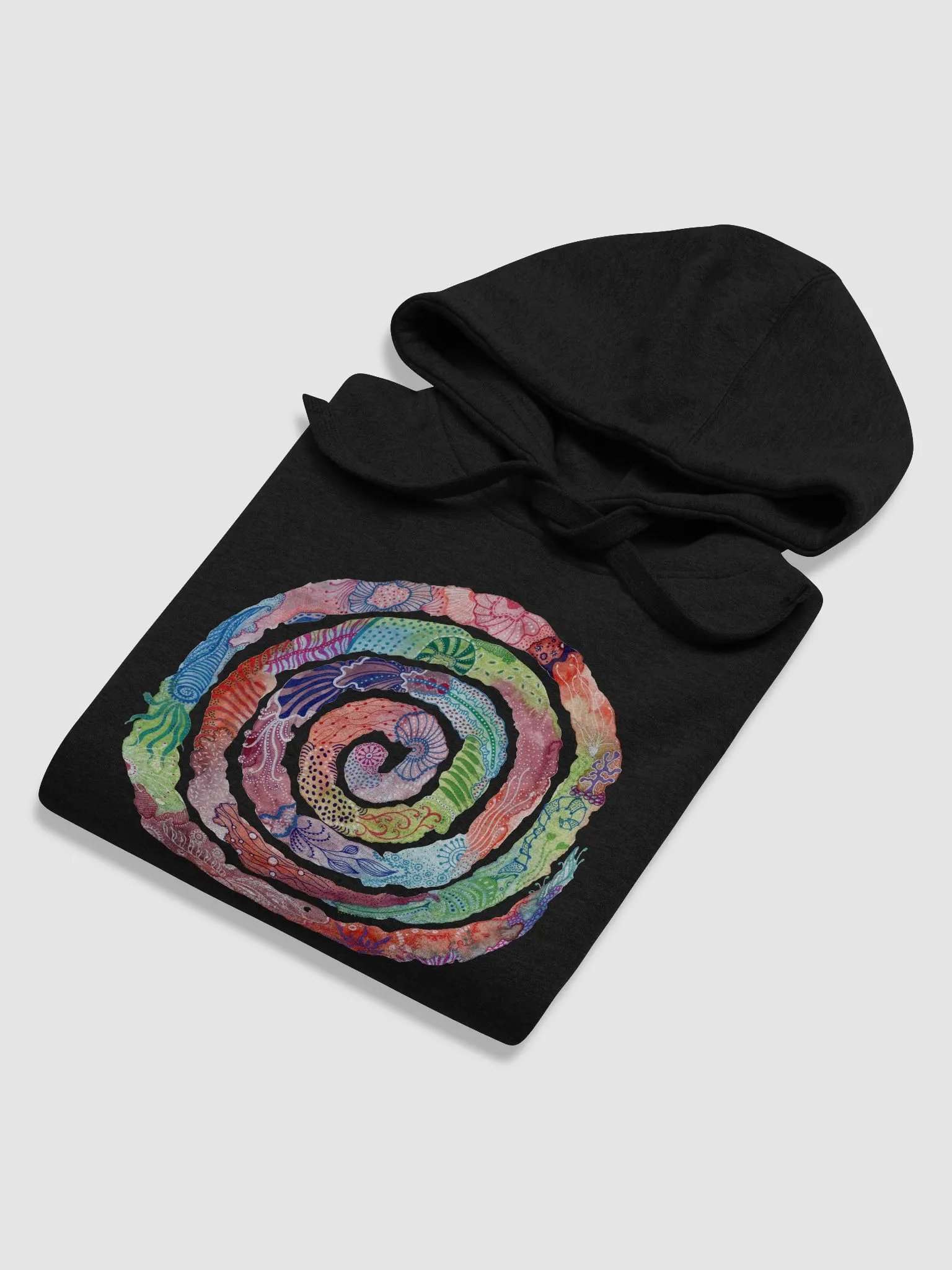 Spiral Blossom Unisex Premium Hoodie product image (48)