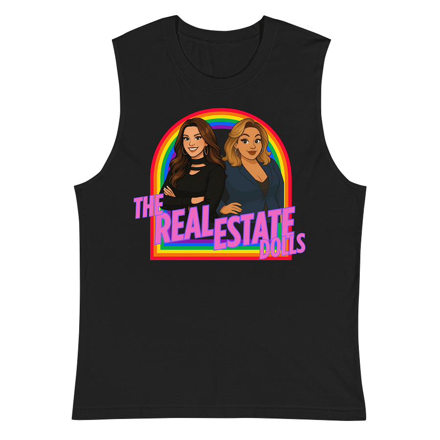 The Real Estate Dolls Official PRIDE 2025 Muscle Tee product image (2)