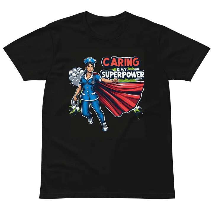 Caring Superhero Nurse Premium Tee product image (5)
