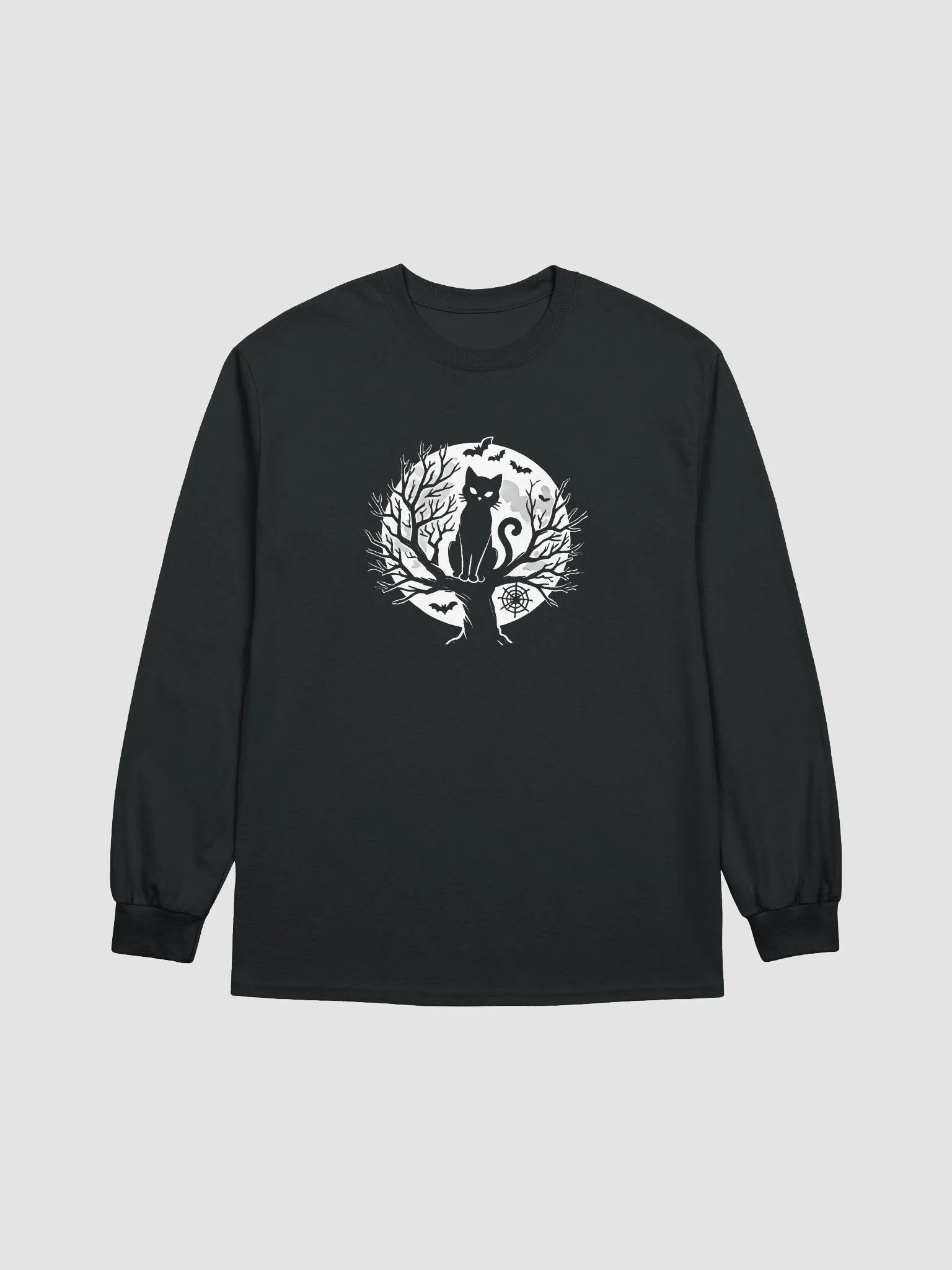 Halloween Cat in the Moonlight Long Sleeve product image (1)