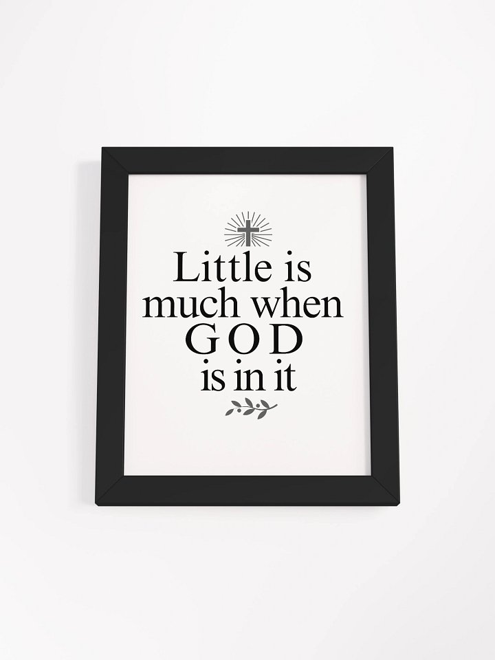 Blank Canvas Framed Poster product image (4)