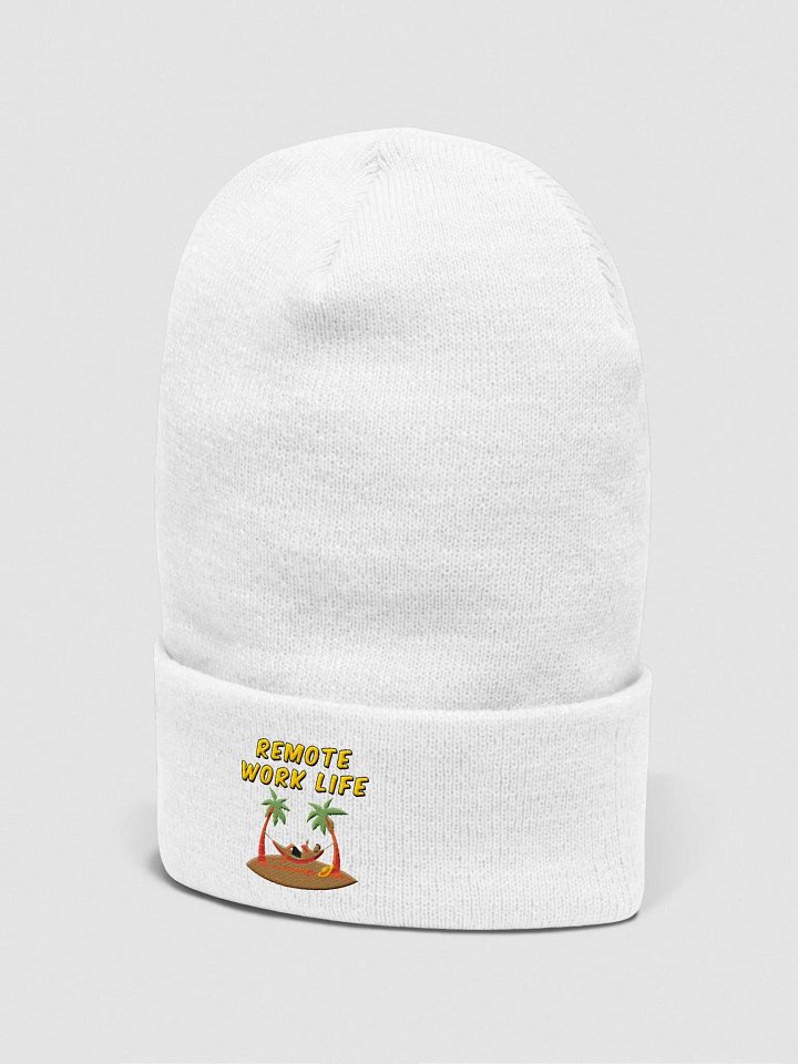 Remote Work Life Beanie product image (42)