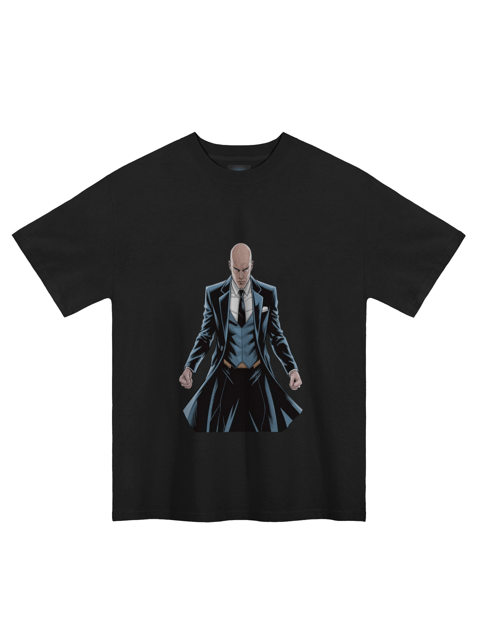 Lex Luthor's Tailored Menace – Premium Oversized Faded T-Shirt product image (3)