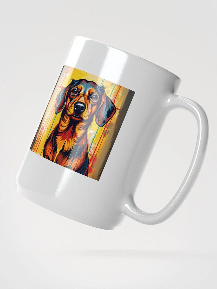 Vibrant Dachschund Pup Pop Art Mug product image (2)