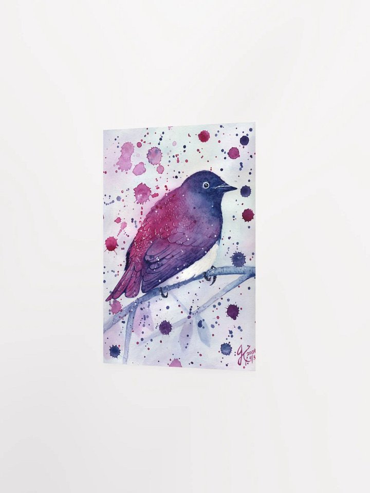 Vibrant Perched Violet-Backed Starling Poster product image (10)