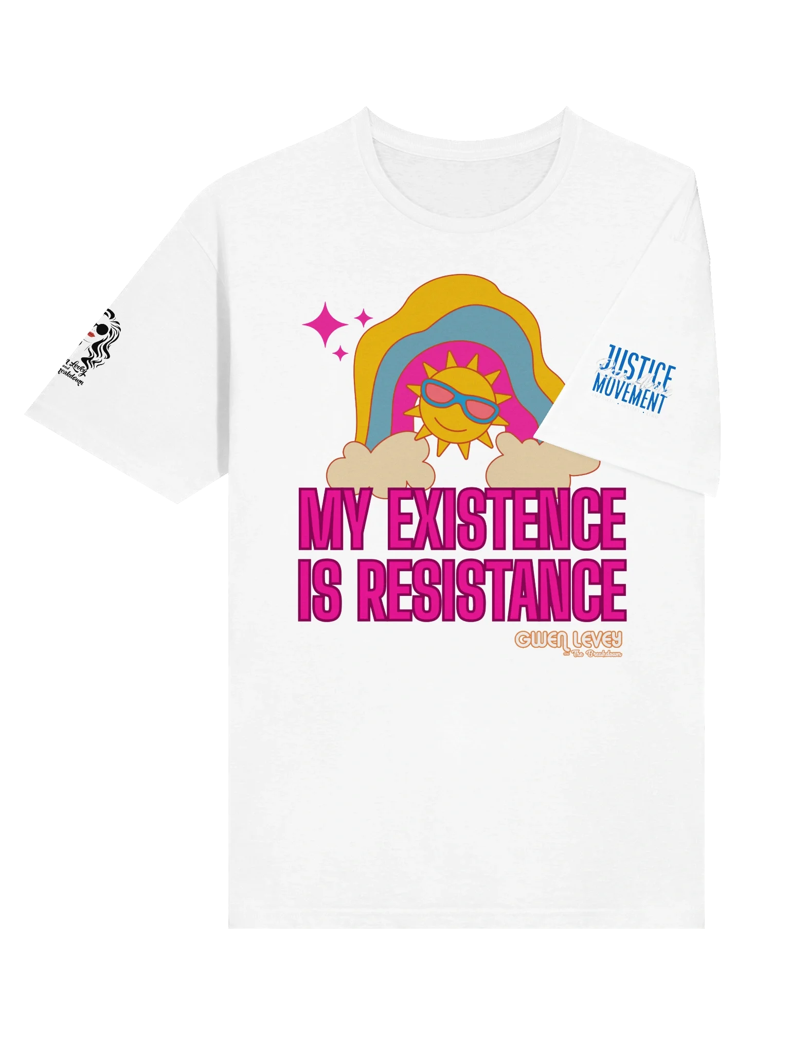 'My Existence is Resistance' Tee - WHITE product image (6)