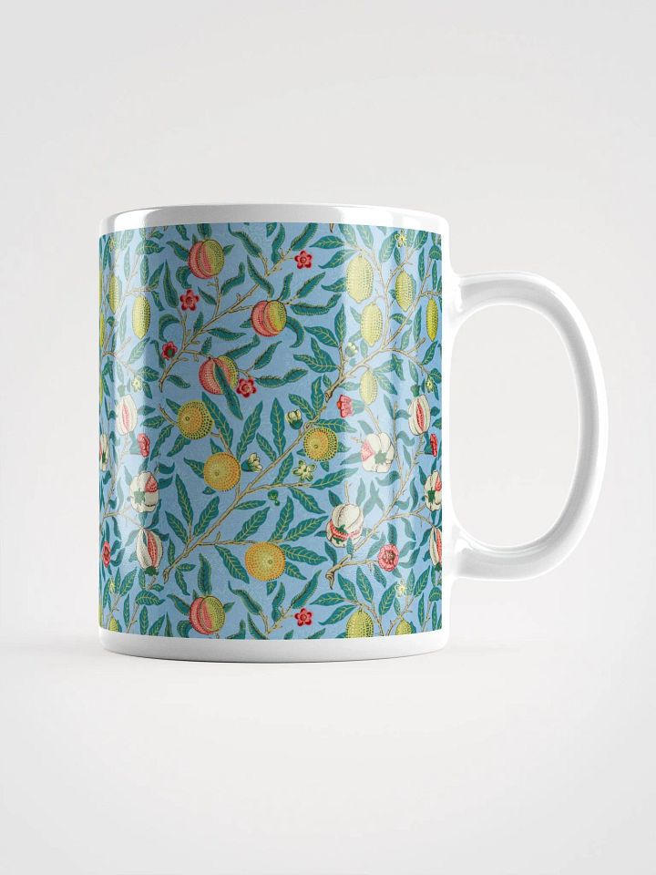 Four Fruits Pattern White Glossy Mug product image (1)