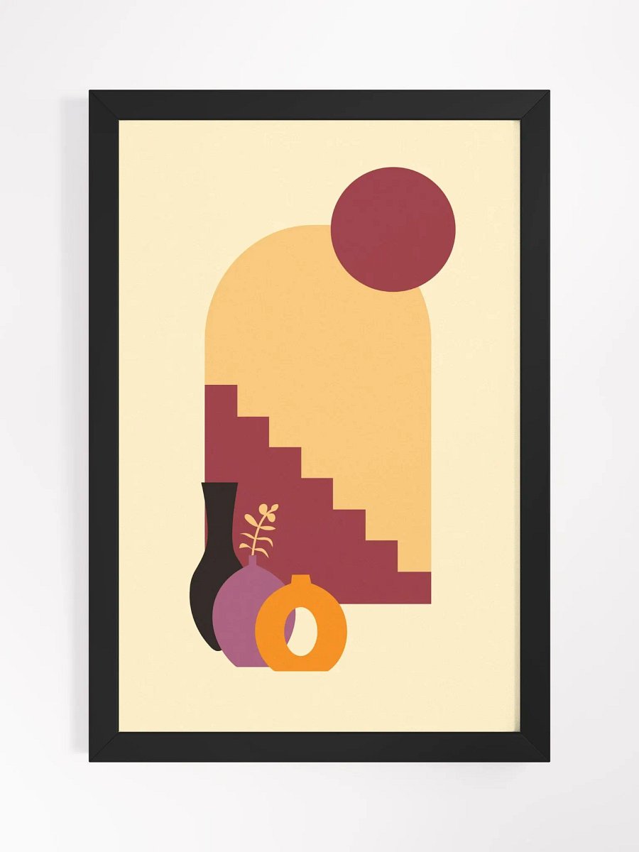 Abstract Vases Framed Matte Poster product image (4)