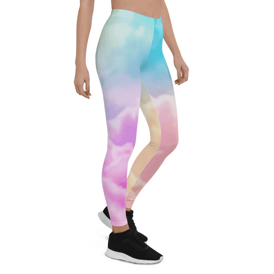 Blur cloud rainbow Design Legging - V7 product image (6)