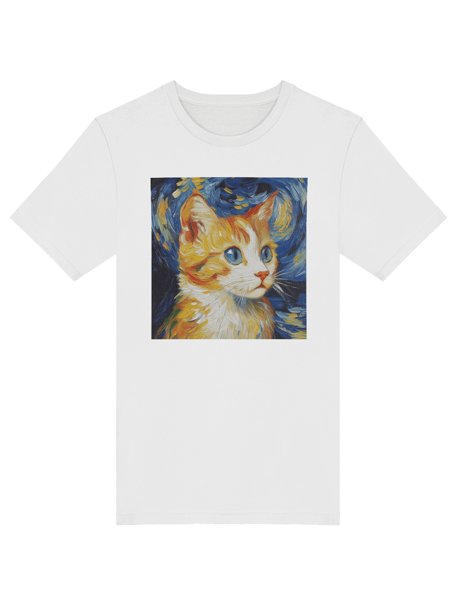 Starry Night Cat T-Shirt product image (101)