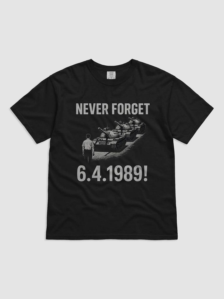 NEVER FORGET系列T恤-深色-六四【限量版】 product image (1)