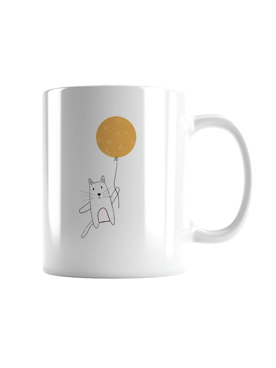 Cat With Balloon Mug product image (4)
