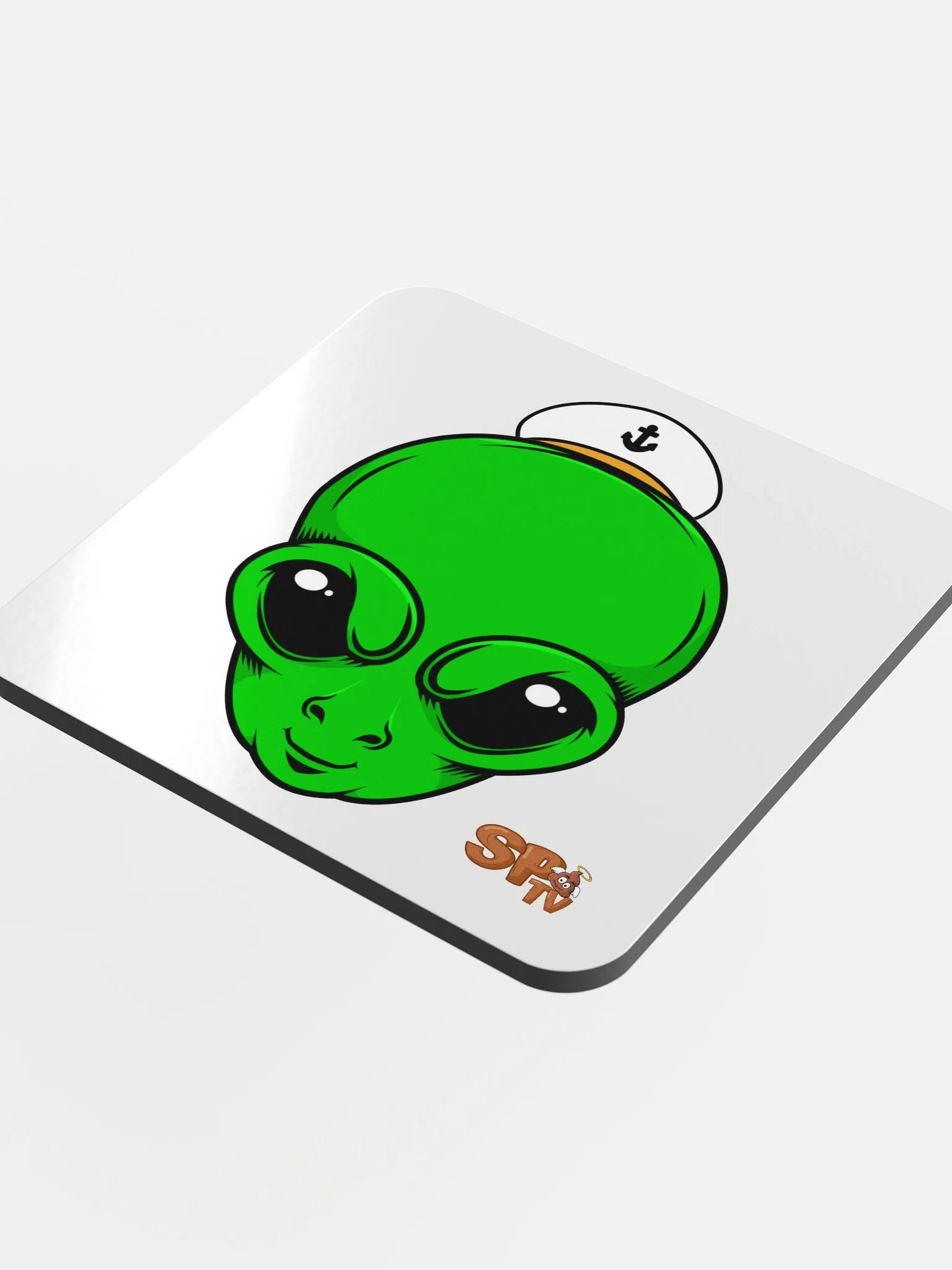 Xenu Gloss Cork Coaster product image (4)