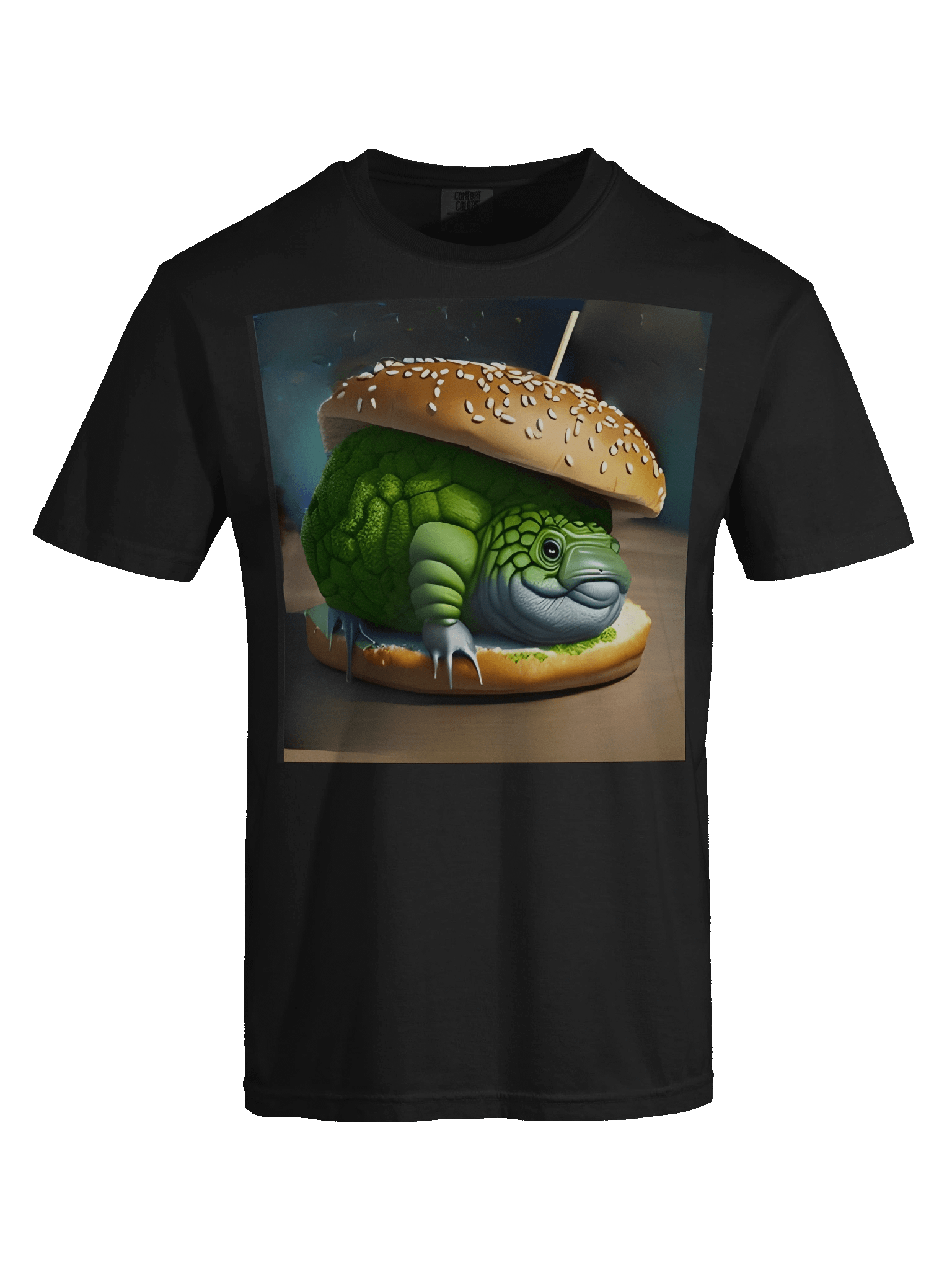 Tardigrade Burger Tee — “Water-Bear” Surreal Print product image (7)