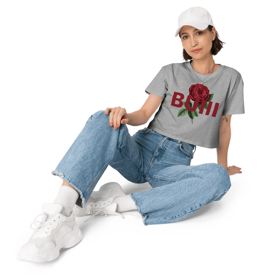 BUIII Logo Rose Crop Tops product image (7)