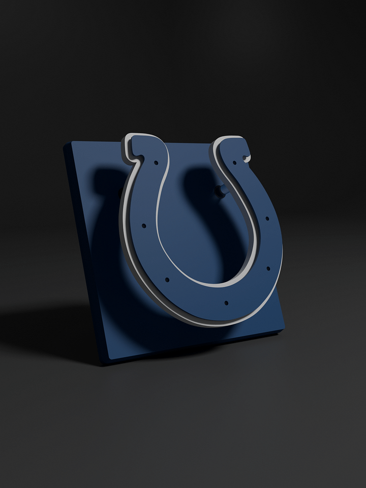 Indianapolis Colts 3D Printed Floating Logo Sign (Digital File Only) product image (1)