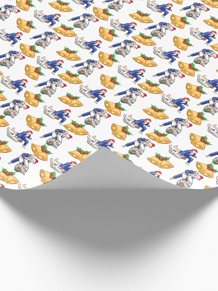 Jiu Jitsu Christmas Gift Wrapping Paper product image (2)
