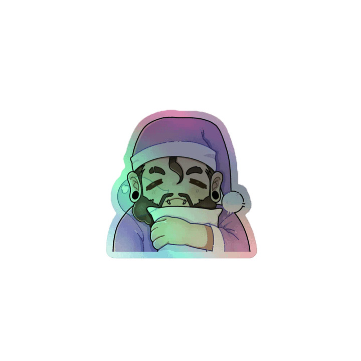 Sleepy Herb Holo Sticker product image (1)