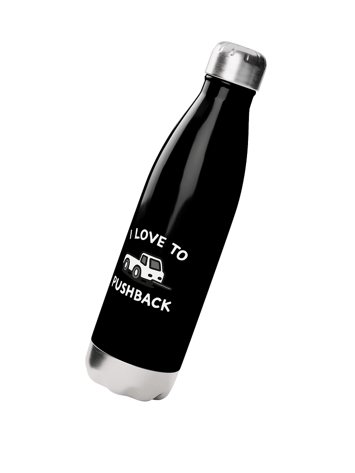 "I Love to Pushback" Children's Water Bottle product image (2)