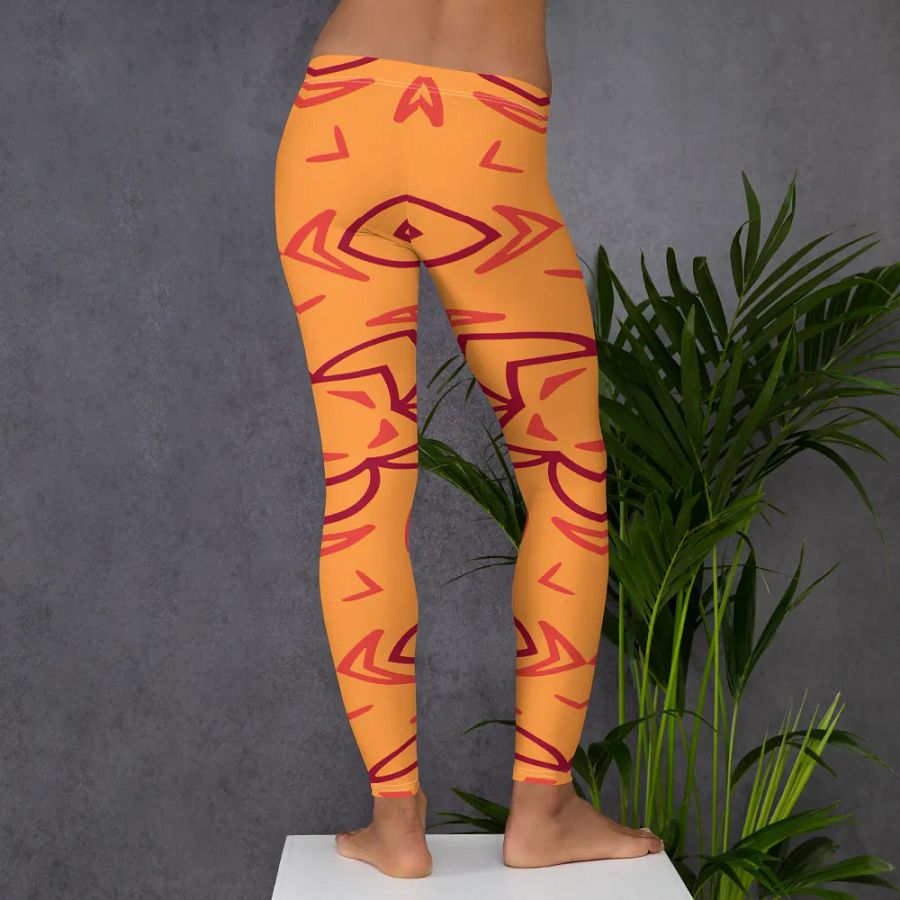 Retro Floral Fusion All-Over Leggings product image (6)