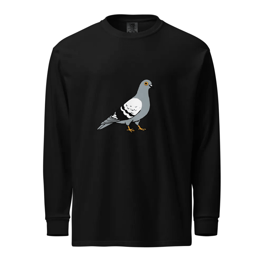 Pigeon Illustration Long Sleeve Shirt product image (1)