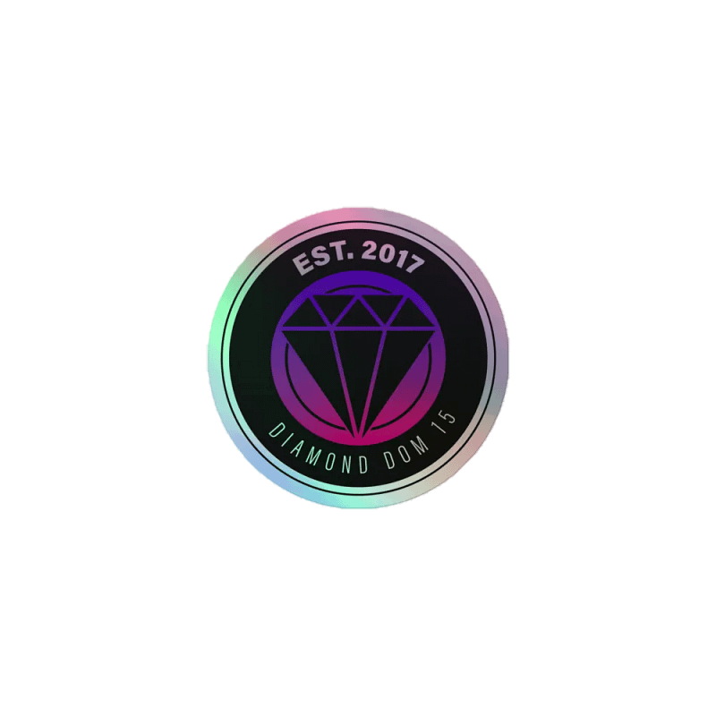 DiamondDom15 Holographic Sticker (the Founders Edition)