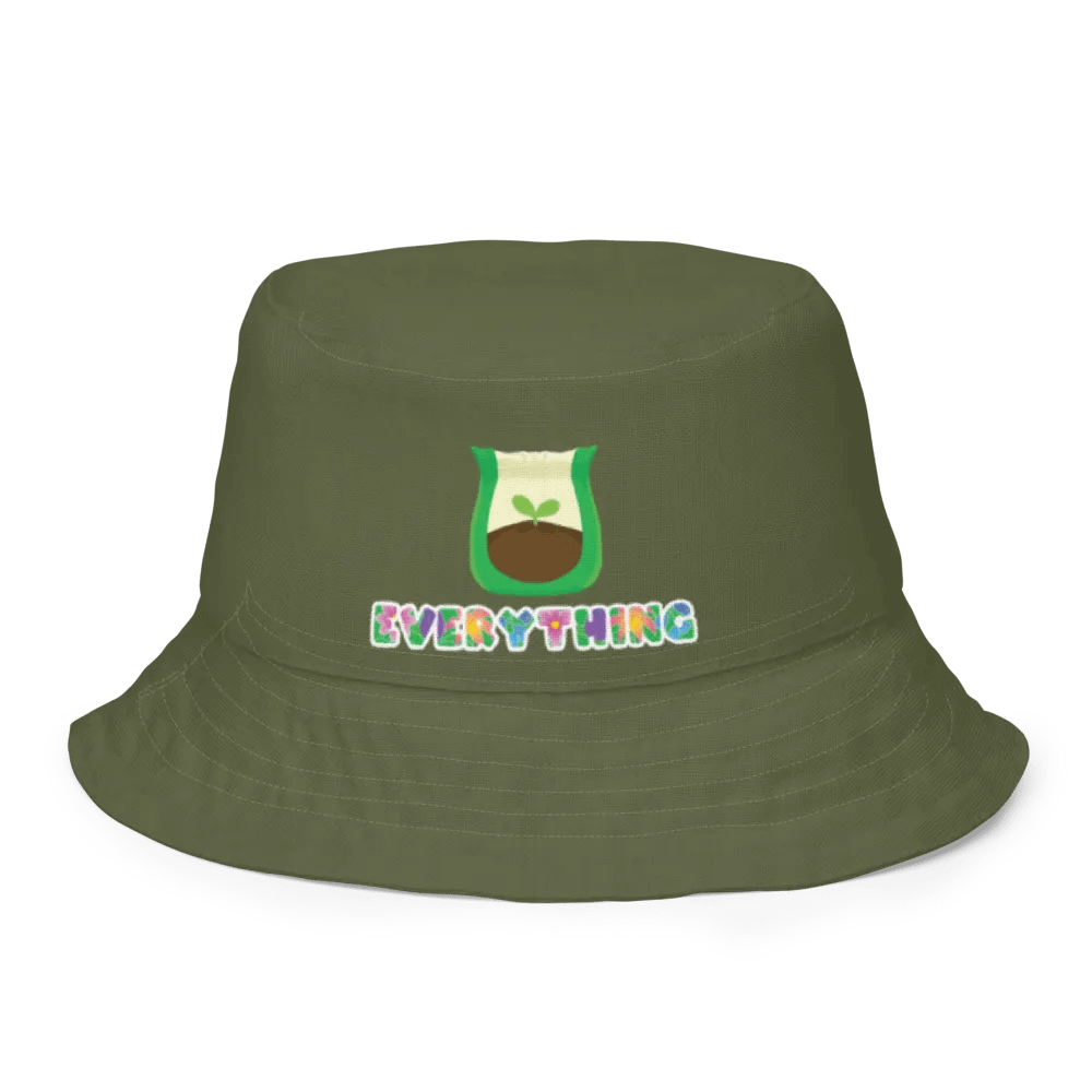Fertilize Everything Reversible Fertilizer Flowers- All Over print bucket hat product image (1)