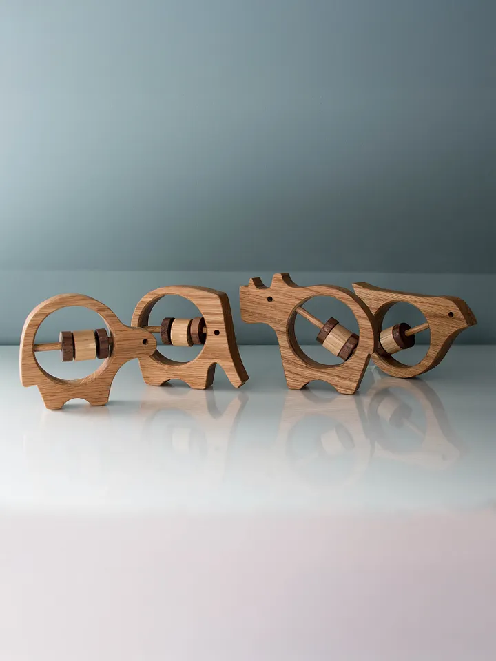 Turtle Wooden Baby Rattle Toy | Digital Plans product image (2)