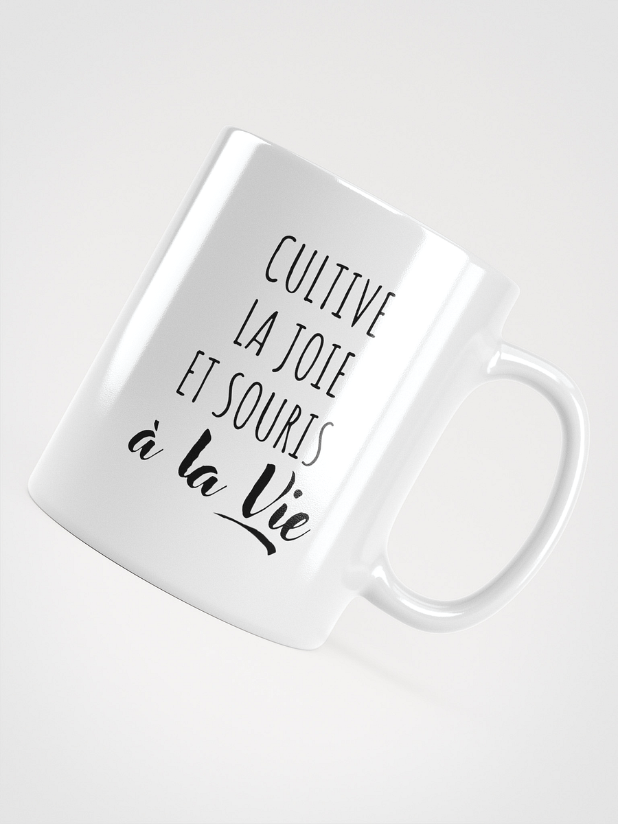 Mug Blanc - Cultive la joie - Cadeau citation positive product image (3)